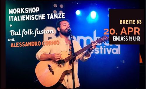 WORKSHOP: italienische Tänze aus Piemont + BAL FOLK Fusion